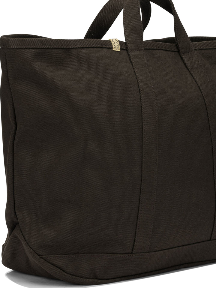 Visvim Canvas Rime Tote L Handbags - Marrone | 8c65b2384c8f33e88000ef06c2655e8df214f05b
