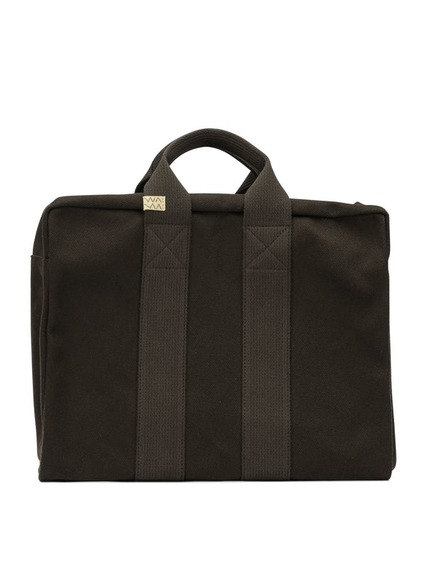 Canvas Plura Handbags Marrone