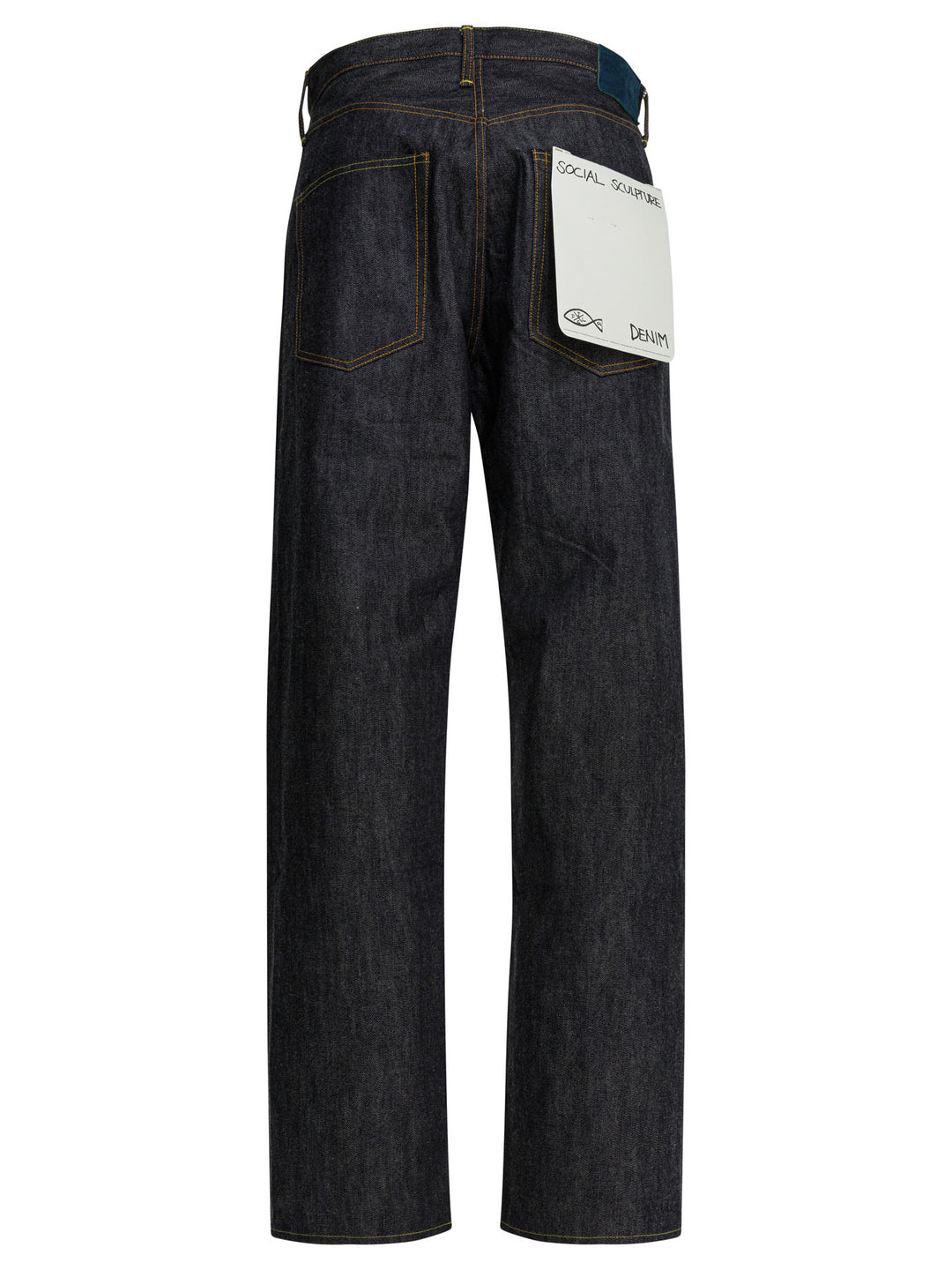 Visvim Social Sculpture 01 Wide Raw Jeans - Blu | 1db1bbb81b6e5dce9a57e5182bcc4d97fb8d31e4