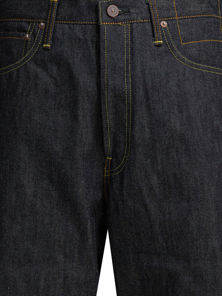 Visvim Social Sculpture 01 Wide Raw Jeans - Blu | 4d4b5c825cd4d8e4e0dd66fbbf1d61ac7bbe836f