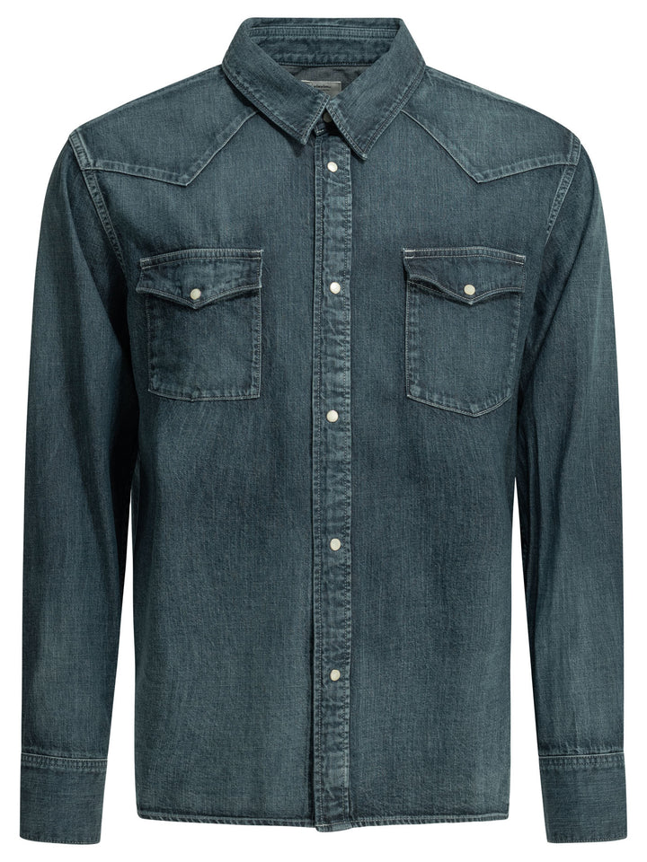 Visvim Social Sculpture Shirts - Blu | 5a384cdb006cf98fc4a8fef82f9beb609eb1b13d