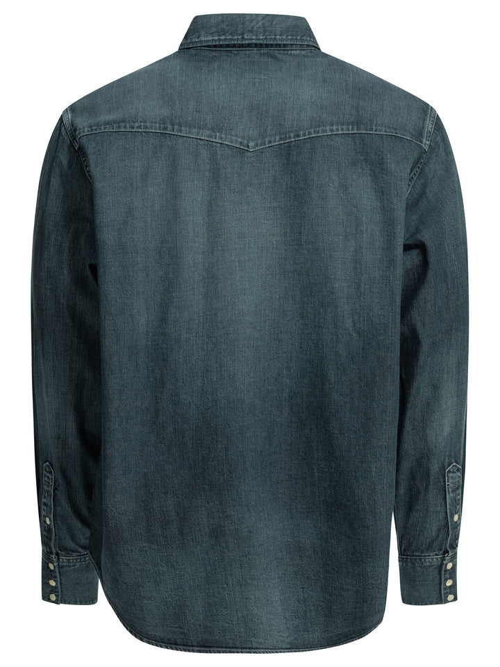 Visvim Social Sculpture Shirts - Blu | 36c0371a21a431d7f163124786c488e0296a051d