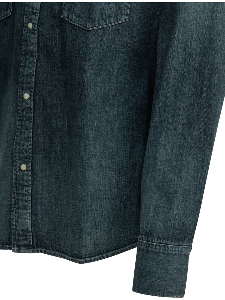Visvim Social Sculpture Shirts - Blu | 88b700e3e0f976db0cd7e81941d8a9b8f8c68ab8