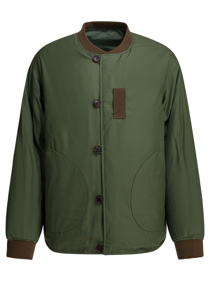 Visvim Nylon Bomber Jacket Jackets and Coats - Verde | e79ade33721a91629b3f5f3269a95a73343853d7