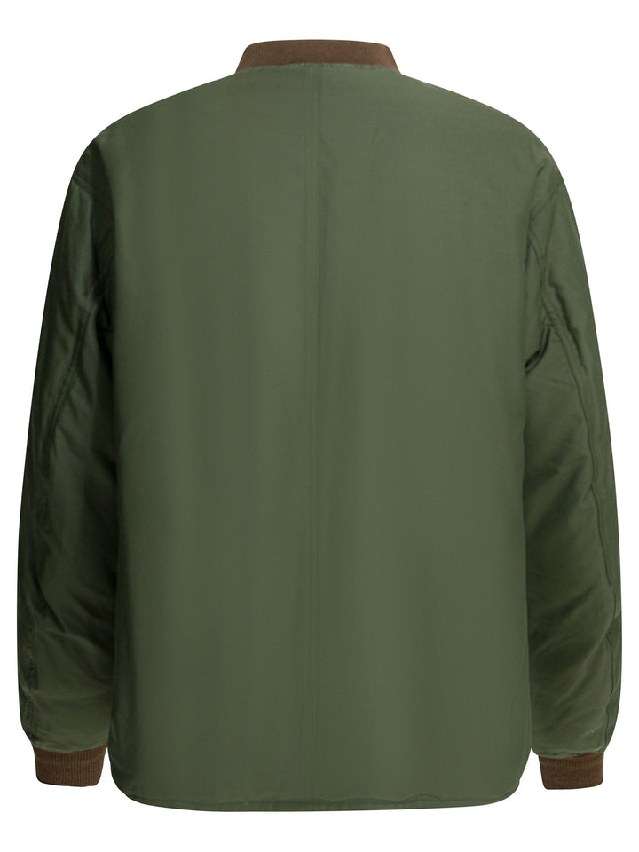 Visvim Nylon Bomber Jacket Jackets and Coats - Verde | 1690e74a35d7ddb9849e3afa5bc668e19c48b31e