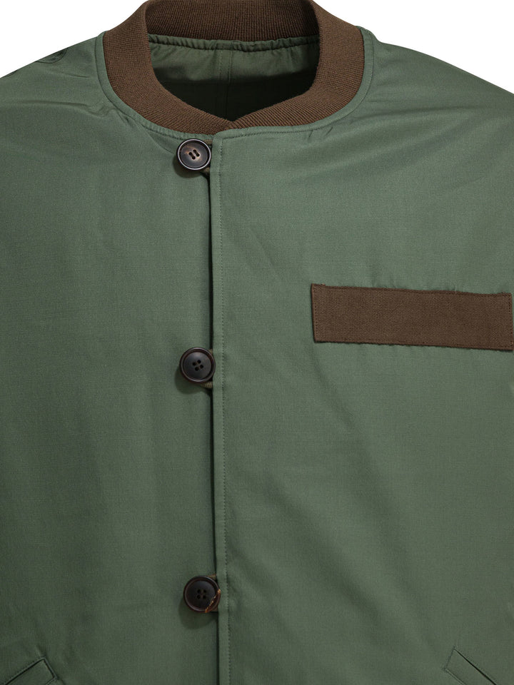 Visvim Nylon Bomber Jacket Jackets and Coats - Verde | cd03ef9be2b464946bb85cedfbbfba84d0dd295b