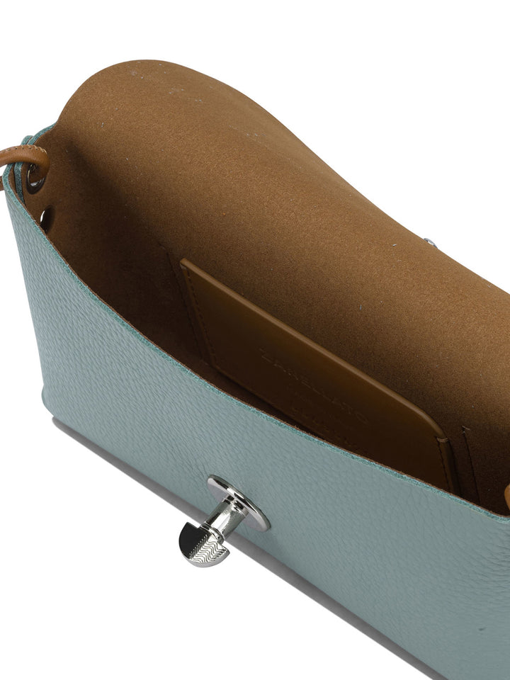 Zanellato Letter® Borse a Tracolla - Light blue | 5f77cb71e3e37f994471487acd4552f47ca1e783