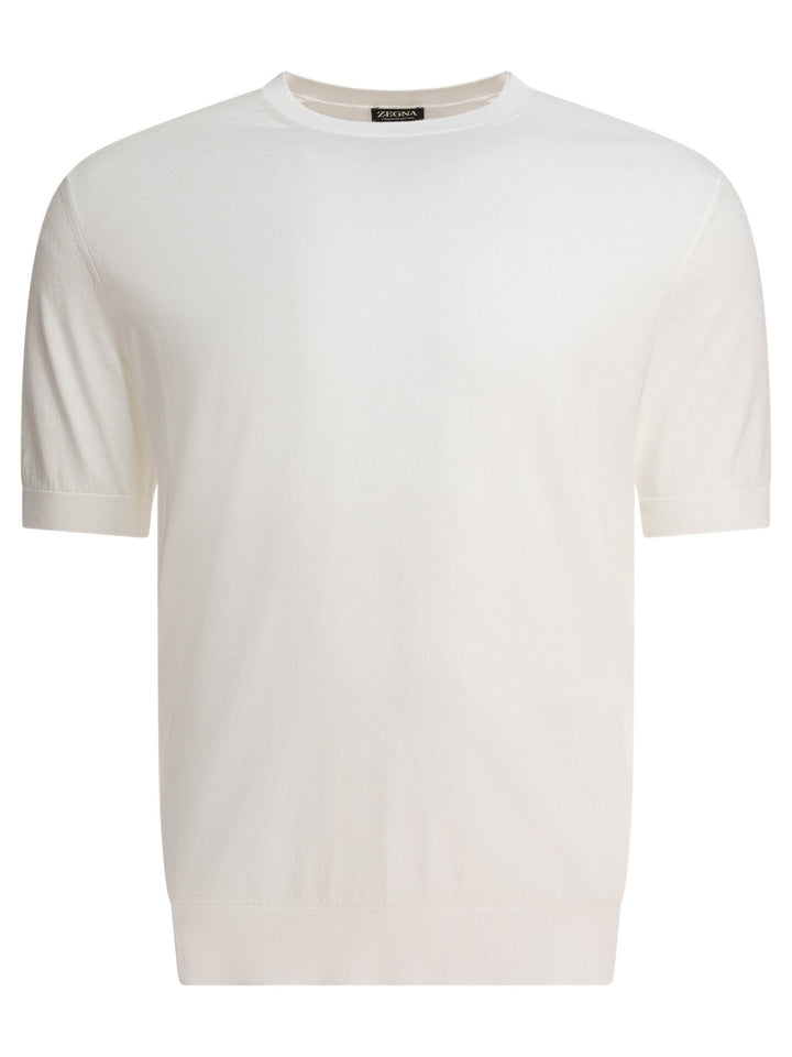 Zegna Crew-Neck T-Shirt Polo shirts - Bianco | dbe8f6a335a18d23b3078c768579f1844ae411c4