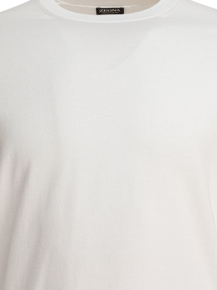Zegna Crew-Neck T-Shirt Polo shirts - Bianco | f6ebe280e44b6f873eb3c91468fad9cf6a25ace7