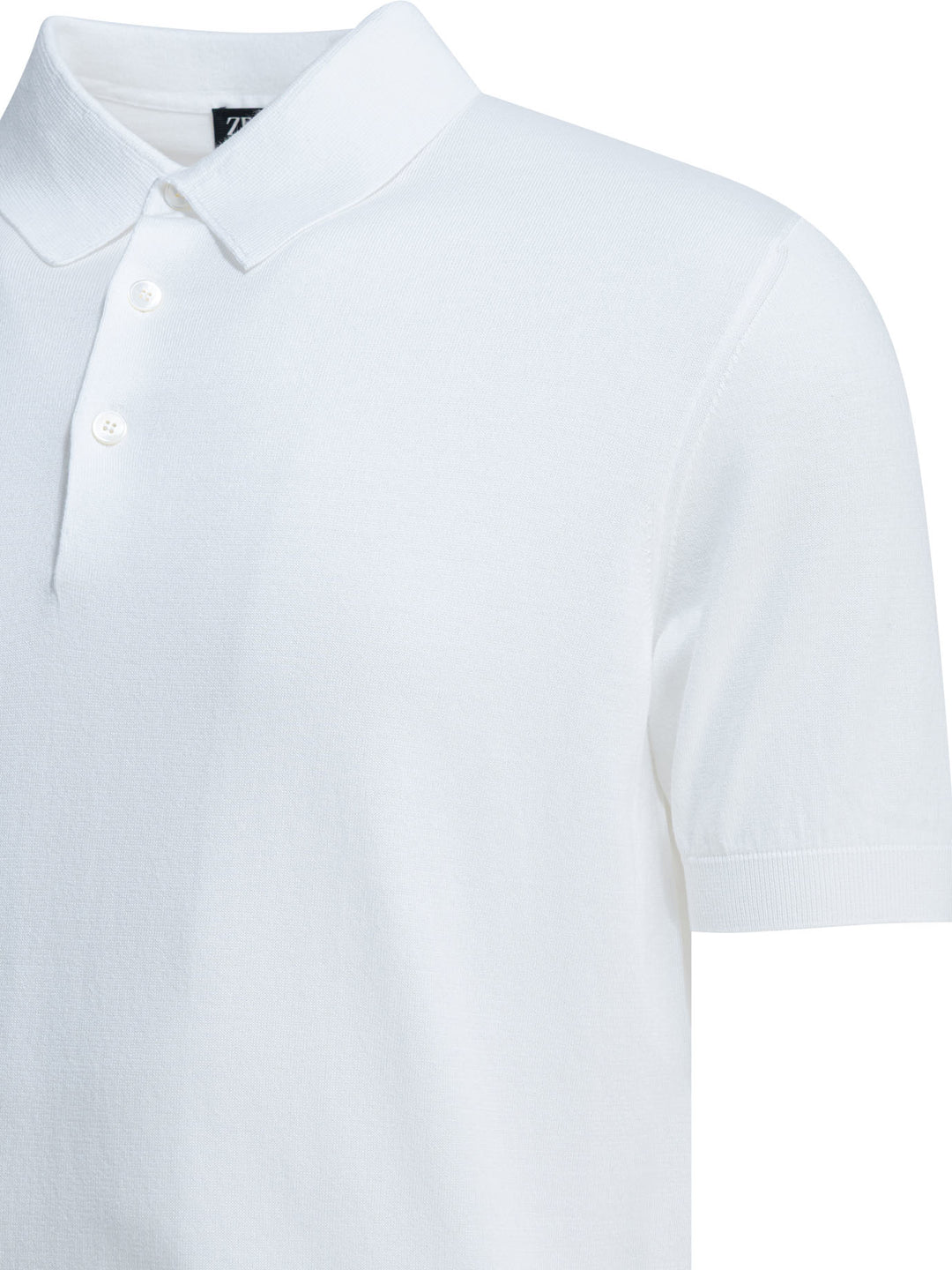 Zegna Premium Cotton Polo shirts - Bianco | e8bd40c519be991a88e0d5e03db41d753fa24a00