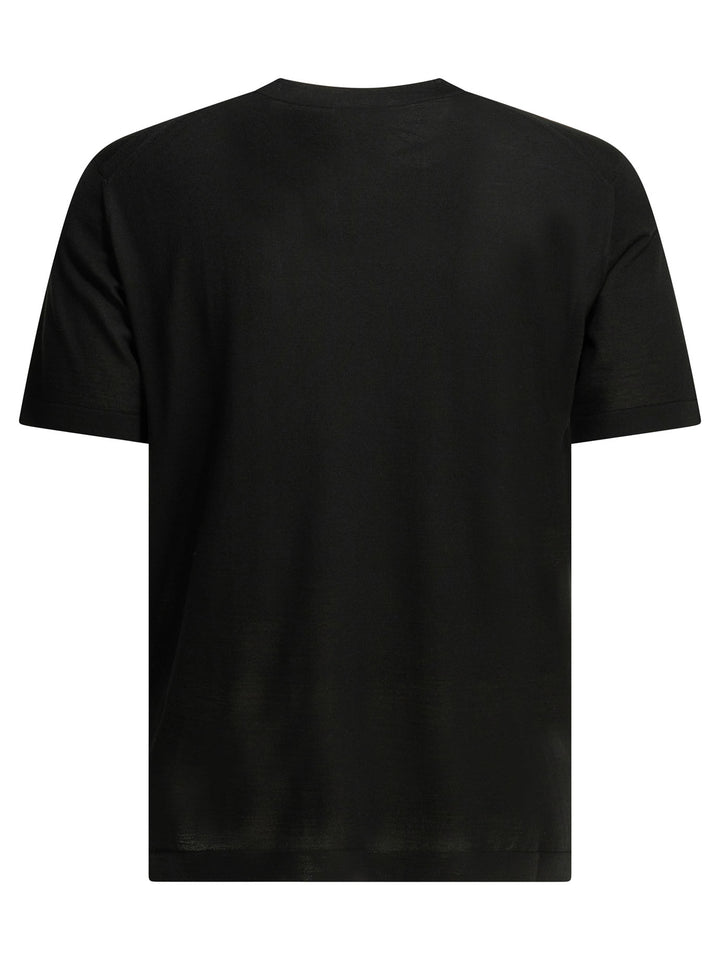 Zegna Crew-Neck T-Shirt Polo shirts - Nero | 9733c904bdc2740a430a05f33aab6ba4f15bda9e