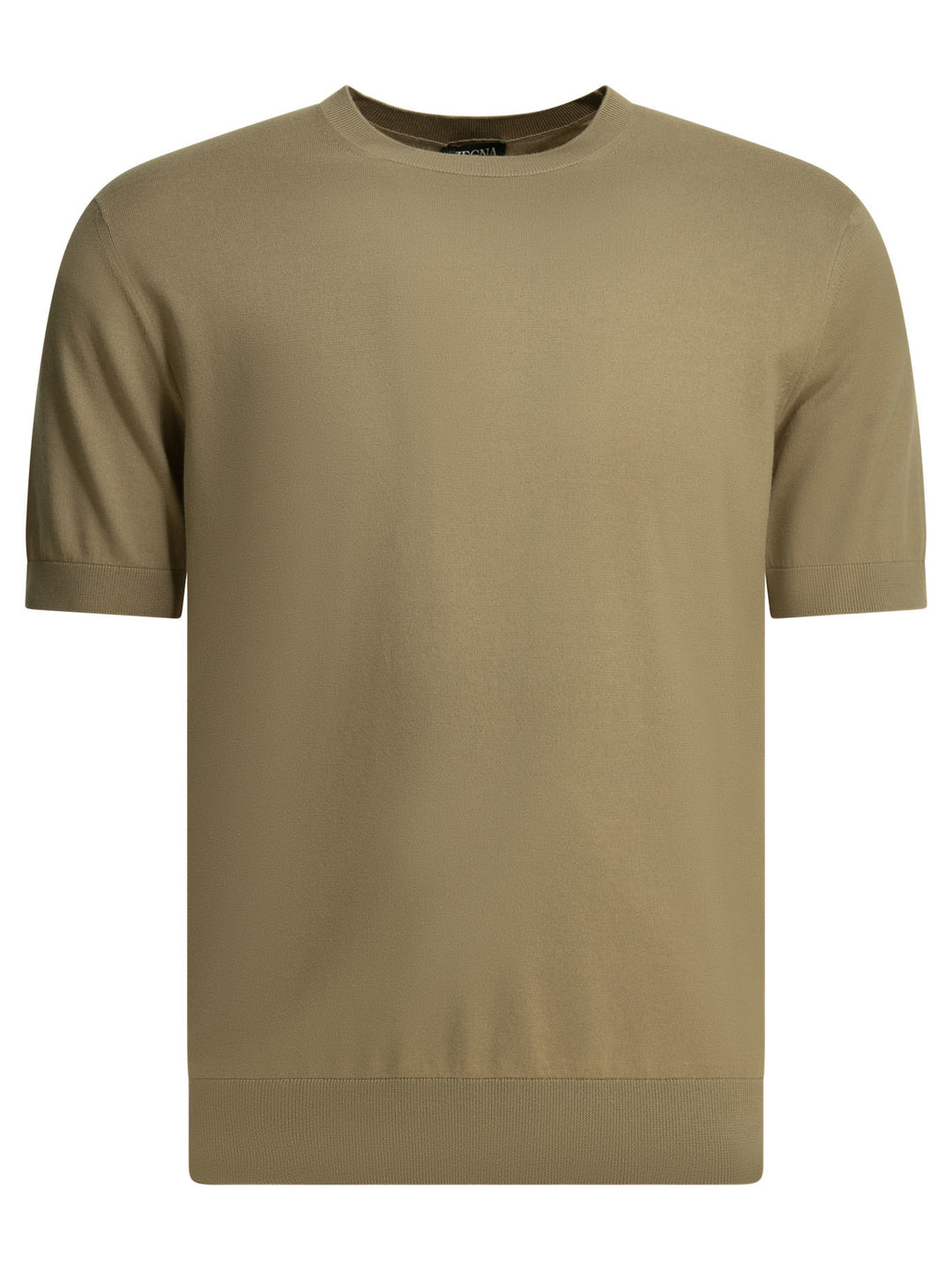 Zegna Crew-Neck T-Shirt T-shirts - Beige | d95ea95dc05ebffd8d0e045134462af6d07ea893