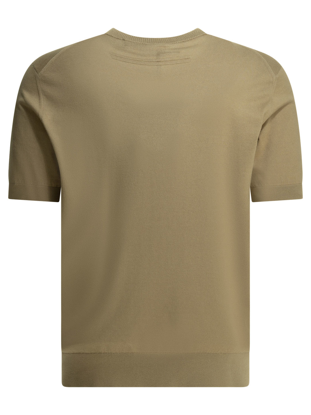 Zegna Crew-Neck T-Shirt T-shirts - Beige | abdb3a203e037fd33ddc7e706a79ff92fc7f9de6