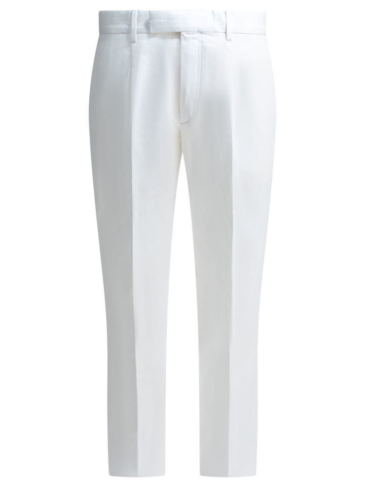 Zegna Tailored Pants Trousers - Bianco | 59ccf49bf8af31dfa1814cb73ba30eb5dae05f7c