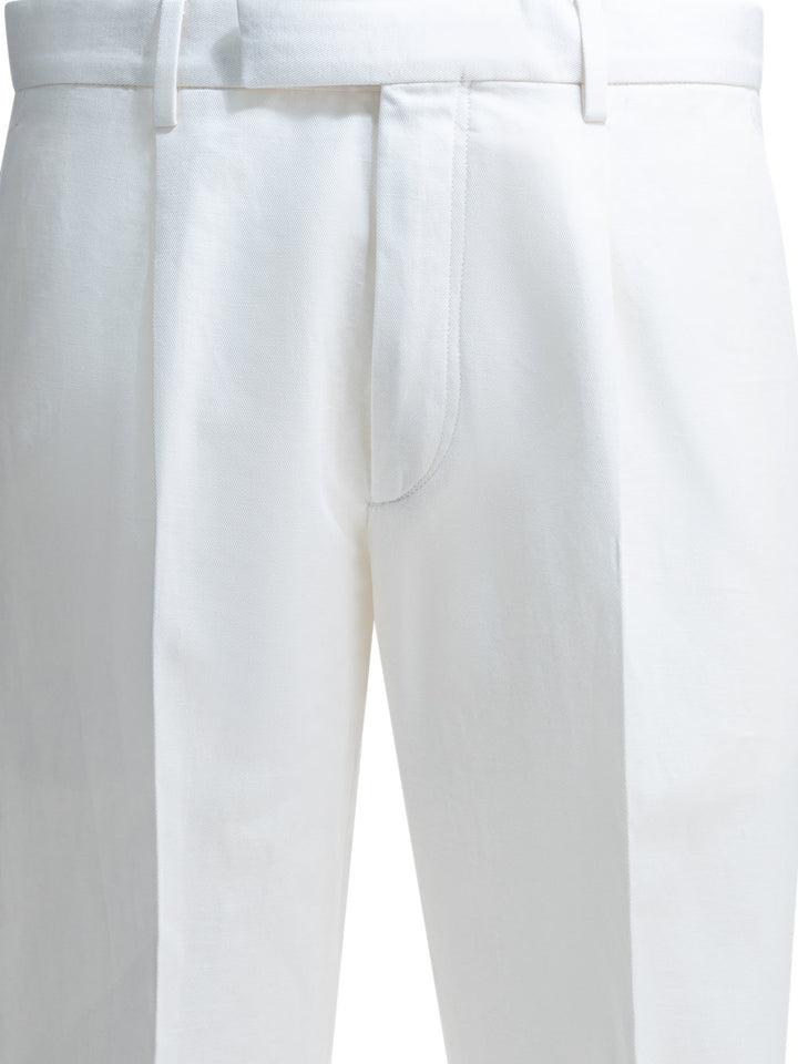 Zegna Tailored Pants Trousers - Bianco | 289fa33b981604a9207b05d43c0cb444b820f45c