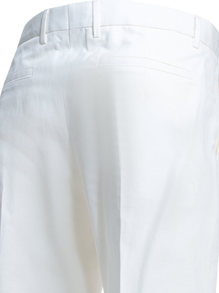 Zegna Tailored Pants Trousers - Bianco | 62f7fd1a3cefab0a699a7a8fbe5057935048e023