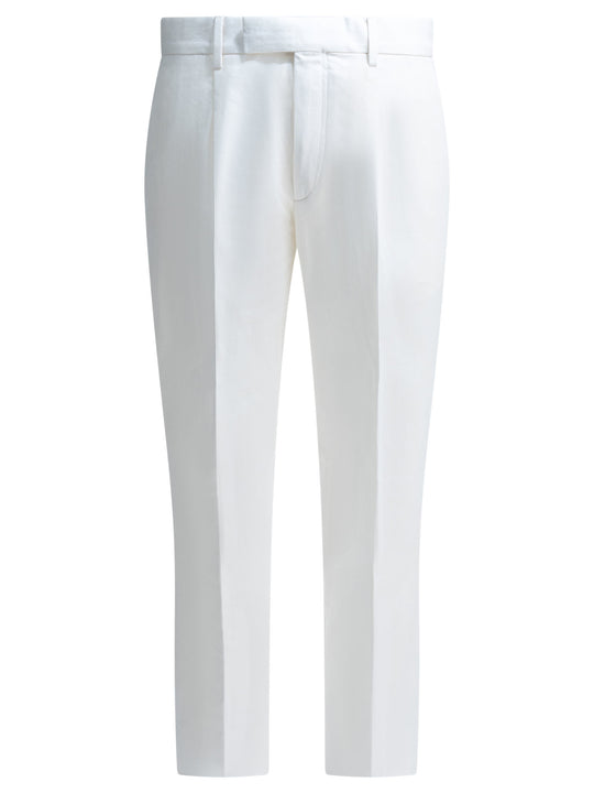 Tailored Pants Trousers Bianco