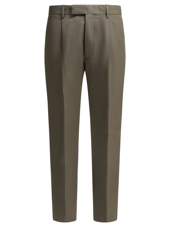 Zegna Tailored Pants Trousers - Marrone | aa1757b227bee4bb5ee7ecb5c1f5a762b773c5fd