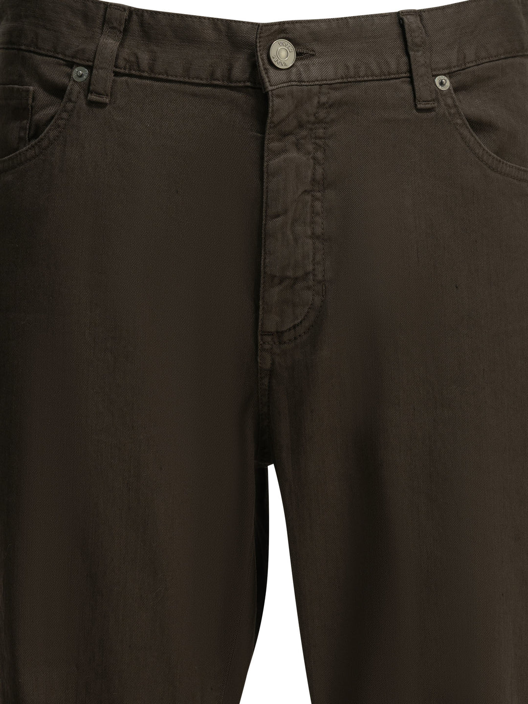 Zegna Roccia Jeans - Marrone | 69d1bba6c13de974a6a7601c18c619969db72f35