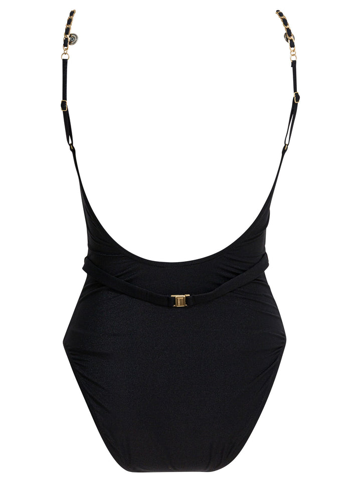 Zimmermann Daylight Chain Scoop Swimwear - Nero | 2f5c94a4996d8bcceb23c1ad6eb758f1ec3c7187