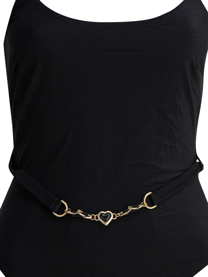 Zimmermann Daylight Chain Scoop Swimwear - Nero | 55993116901fef3c26a94f375c5f14027c8aea06