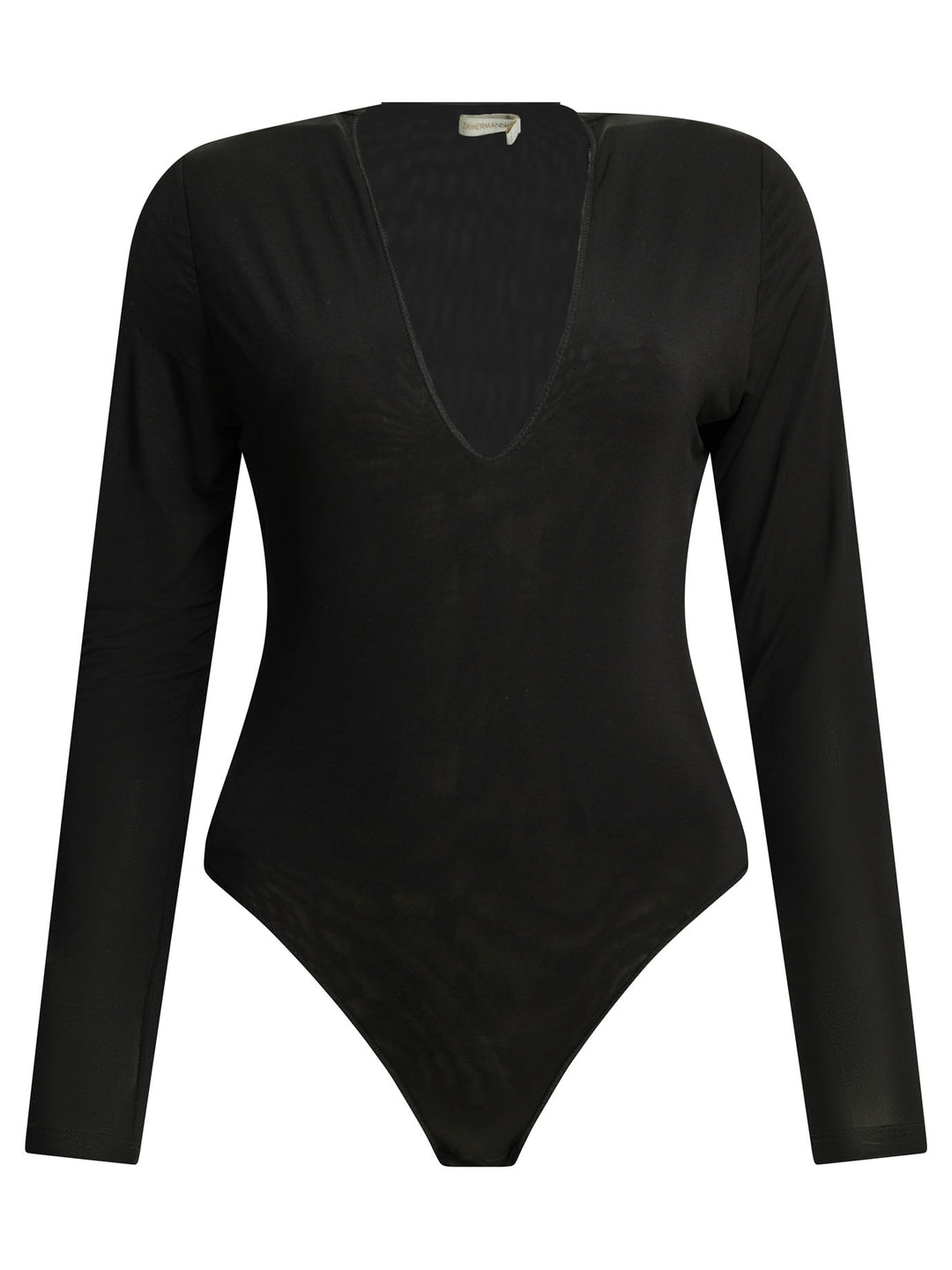 Zimmermann Long-Sleeved Bodysuit Top - Nero | e8ba6953718c84c4d4f978e12f61669ab6f17403