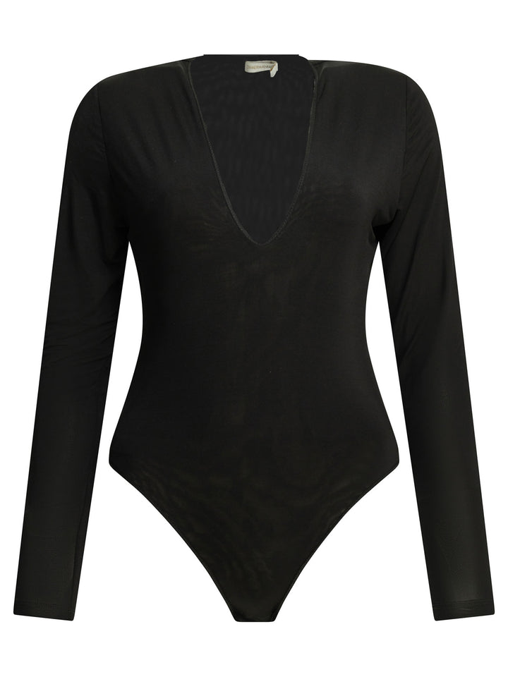 Zimmermann Long-Sleeved Bodysuit Top - Nero | e8ba6953718c84c4d4f978e12f61669ab6f17403