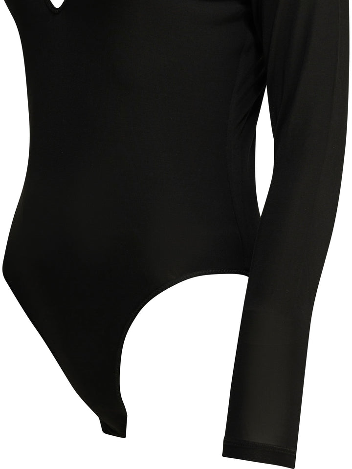 Zimmermann Long-Sleeved Bodysuit Top - Nero | 283d3d9a7f07ac51d626b6721a70c0e563a82d14