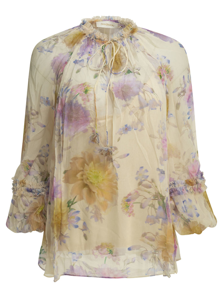 Zimmermann Luna Shirts - Bianco | cdbdfc3738e12567099b3efaed654e16d8e936c6