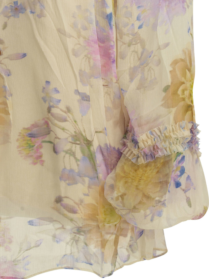 Zimmermann Luna Shirts - Bianco | 40464dcd5a2e9a96e6025ceb5bc02e65d90fe8bd