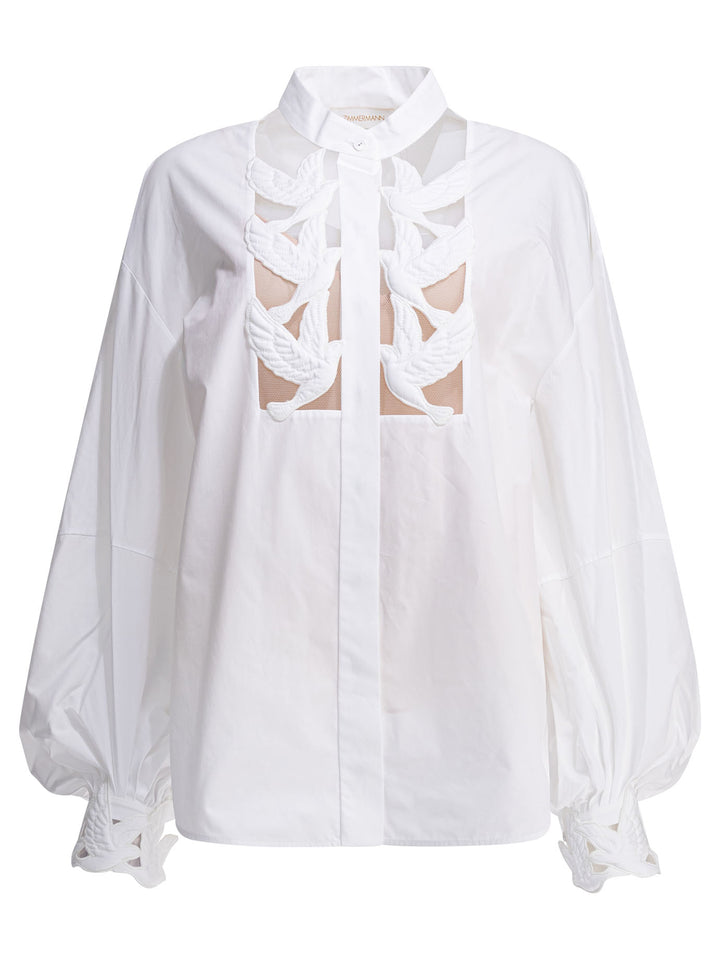 Zimmermann Luna Shirts - Bianco | bba7e1590b3b43256e34f9935757c71cd2c79597