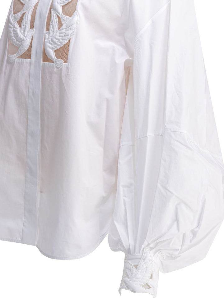Zimmermann Luna Shirts - Bianco | 05ad05451bdc5a88ccf10b3700dd17e4ad602ae1