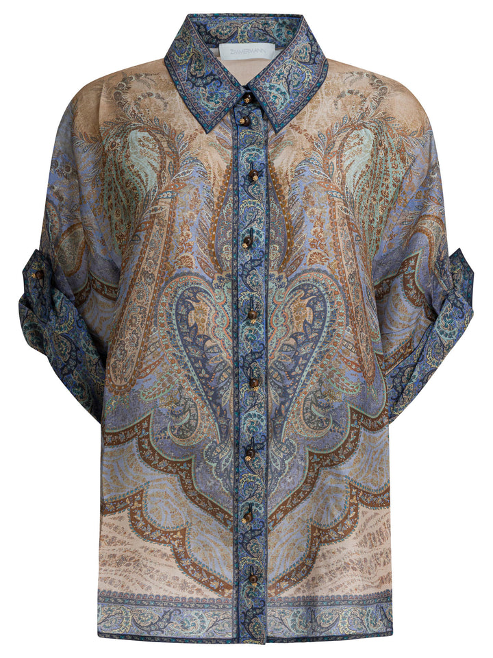 Zimmermann Wanderlust Shirts - Light blue | 2c19531886daaf78ff7729b0ea6dc8d89f42e54e