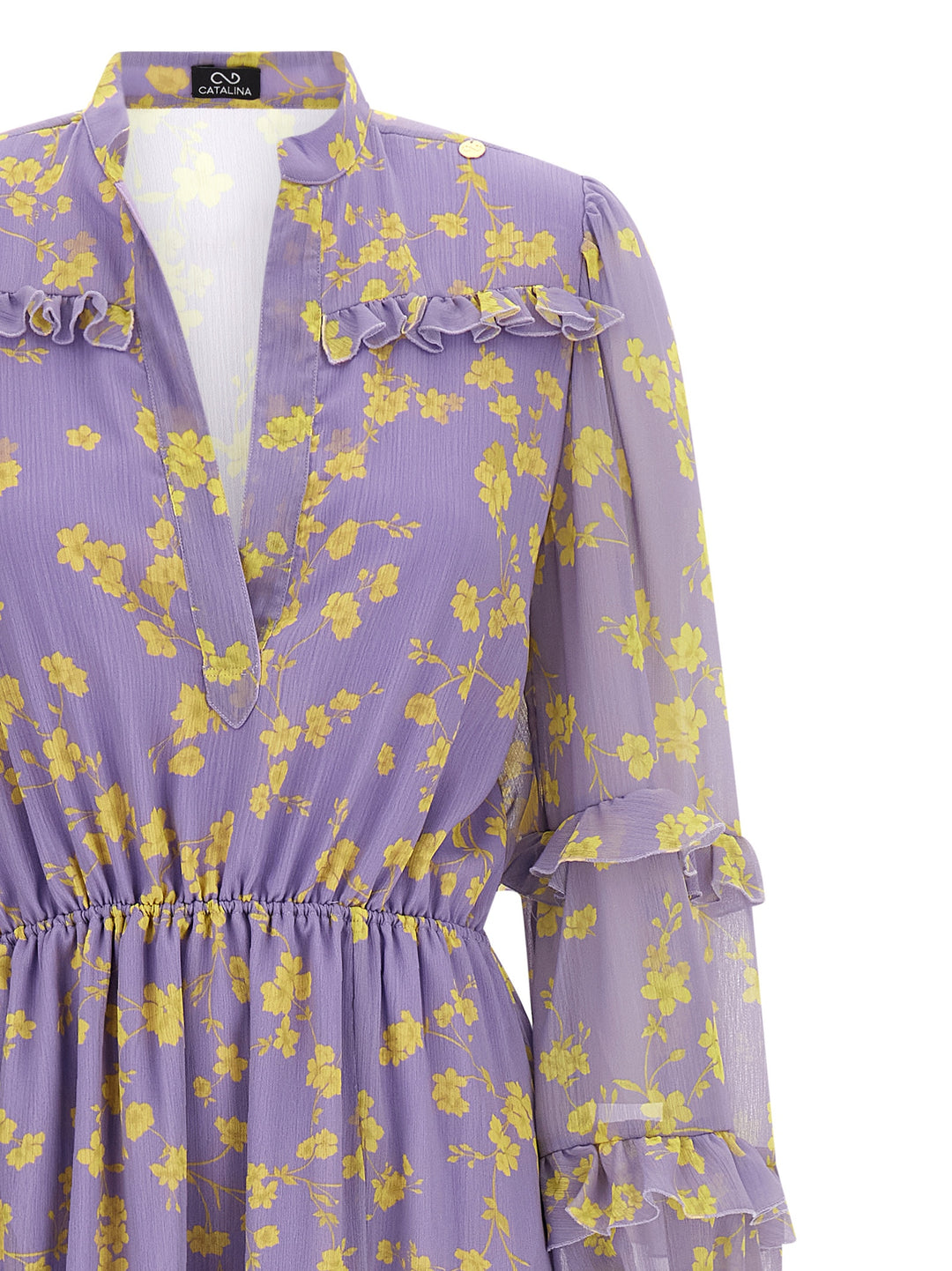 Catalina Chiffon Dress Abiti - Viola | 4c525b1d03af1787217fe29b3937b35c57fde559