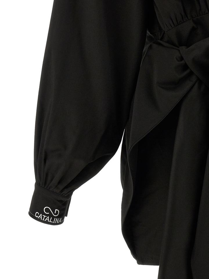 Catalina Bow Dress Abiti - Nero | c0be83dad5863b7eb20aba282e1fd70c76fb8f37