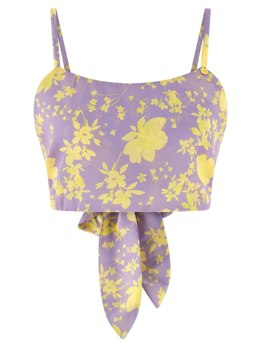 Catalina Floral Crop Top Top - Viola | ae0e3c166ba4f5abf9ec437525a50d3b983e3c5d
