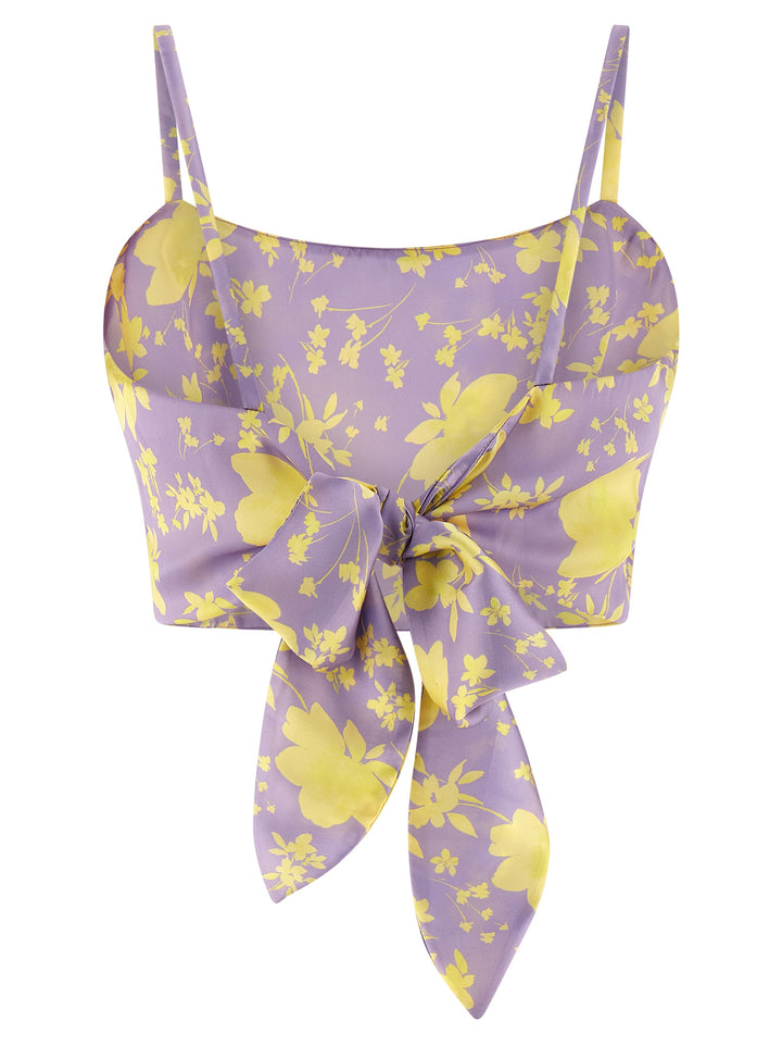 Catalina Floral Crop Top Top - Viola | c43e0dcf5e9ccf883a285ffe77c7b5429fce50d1
