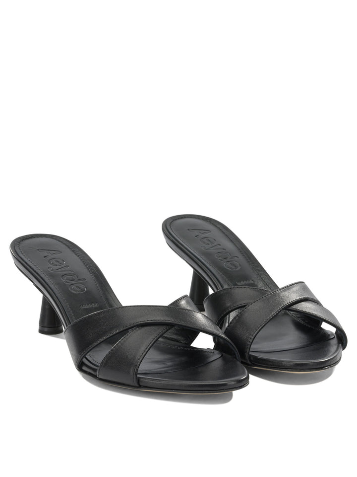 Aeyde Vero 50mm Sandali - Nero | c4bc5b408f117e03b4a7c34f101dd3be4dafc755