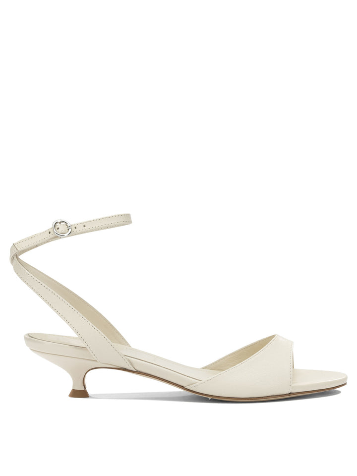 Aeyde Zelia 35mm Sandali - Bianco | 6056baa62e9c0aeb440e44c3fb62595d43419666