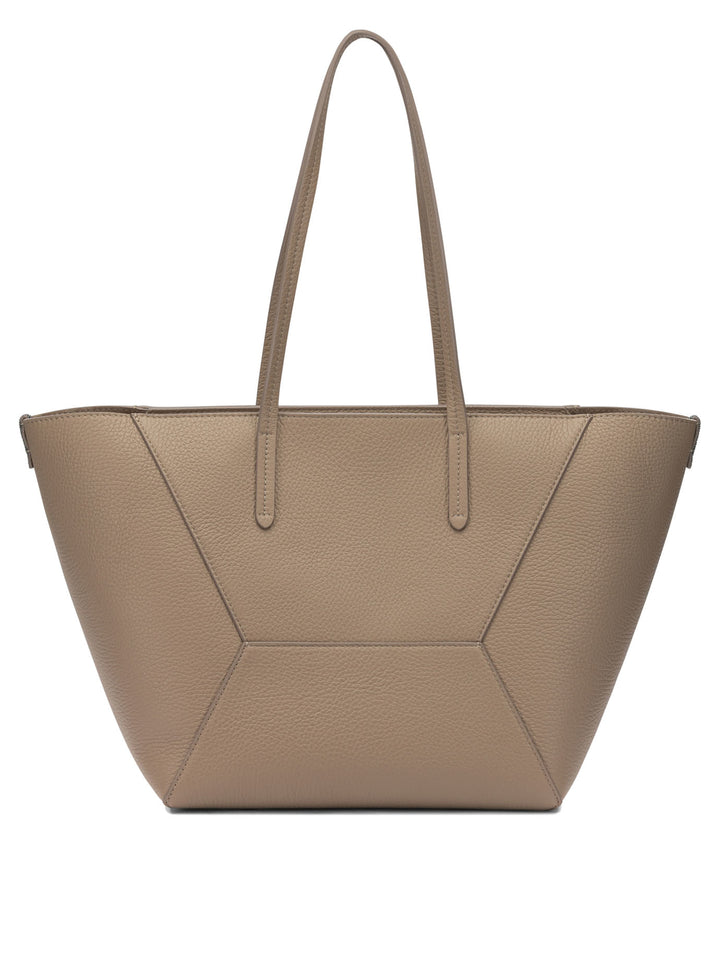 Brunello Cucinelli Bc Duo Handbags - Beige | 6414a7f3cc46f2b46945caeaf7949c7acd9046ab