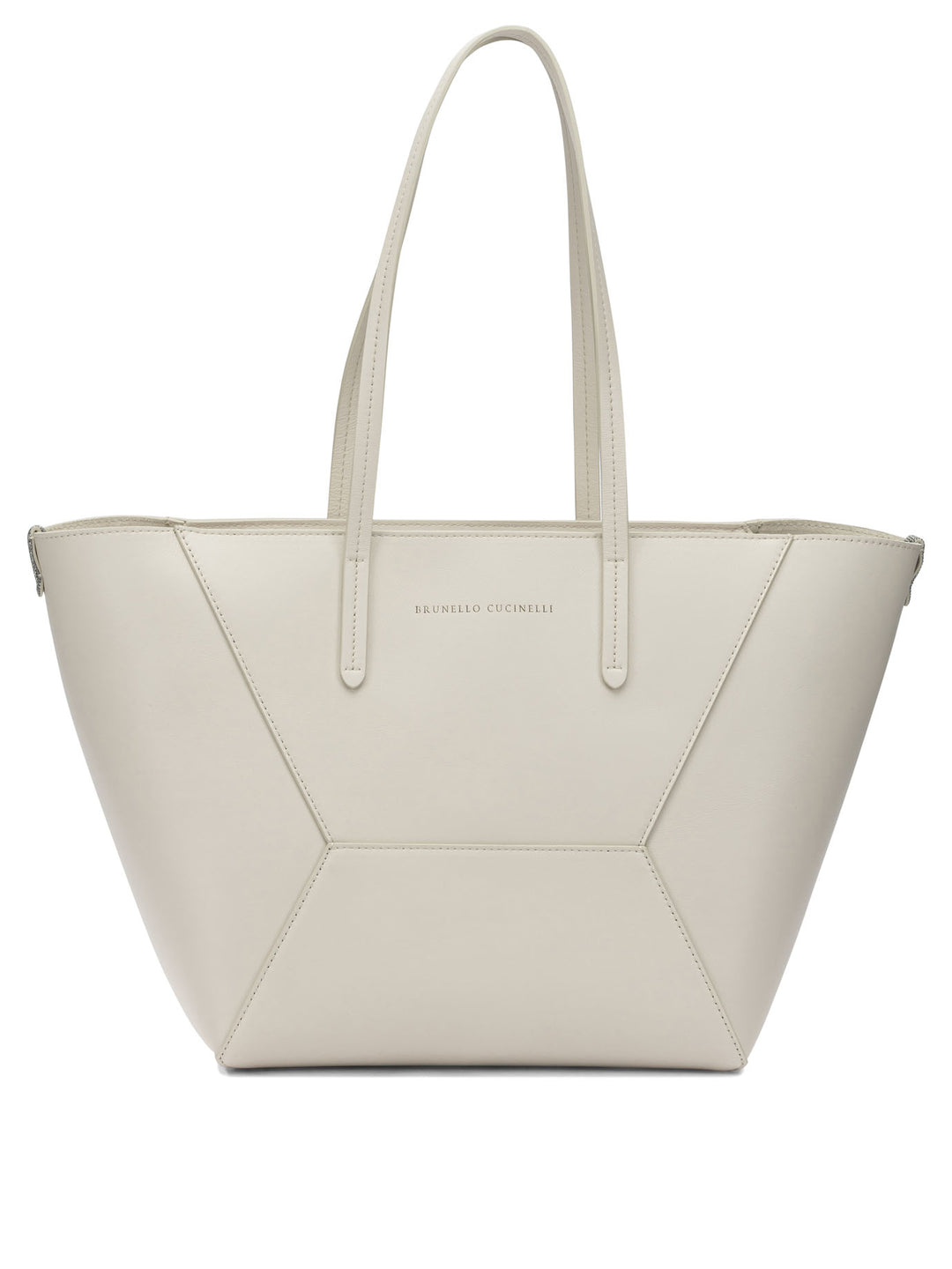 Brunello Cucinelli Bc Duo Borse a Spalla e Tracolla - Bianco | 489ac067d284eb14aeb819ff450e031d970ddacc