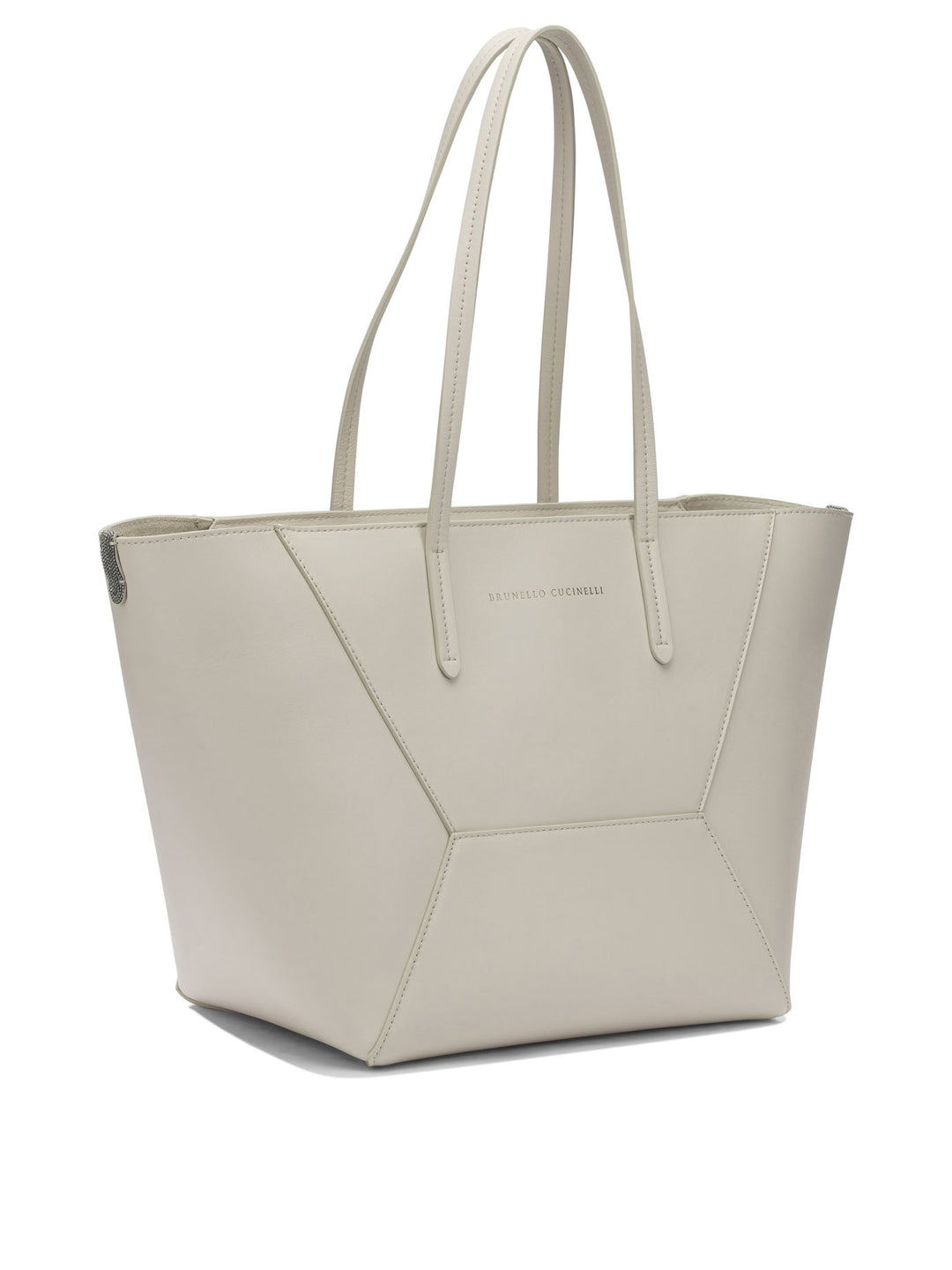 Brunello Cucinelli Bc Duo Borse a Spalla e Tracolla - Bianco | 1c99e6806226038b4fd89a050f90f7537d81671b
