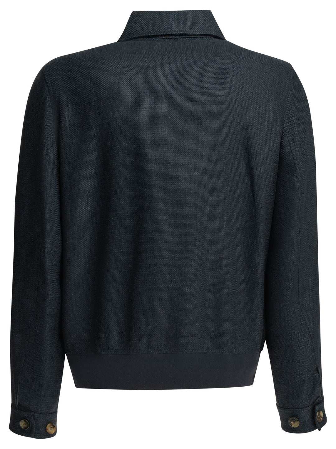 Brunello Cucinelli Lightweight Jacket Made Of A Silk-Linen Blend Jackets and Coats - Blu | 60eee137e01eec0d1992a4dd40672e6a99308dd9