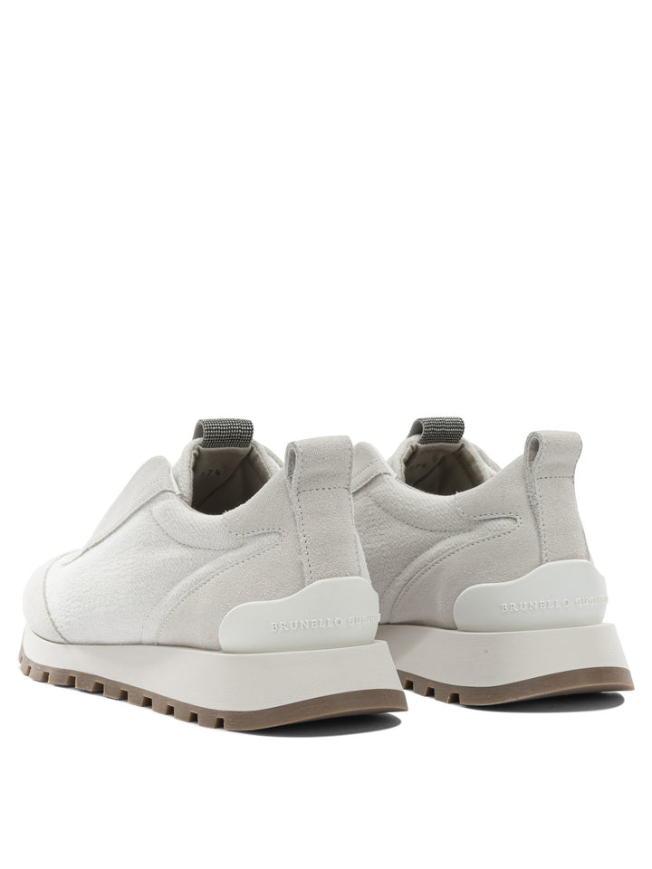 Brunello Cucinelli Precious Detail Sneakers & Slip-On - Grey | 54381d17f0b51d8ef916a625ce830a6bc35c8b10
