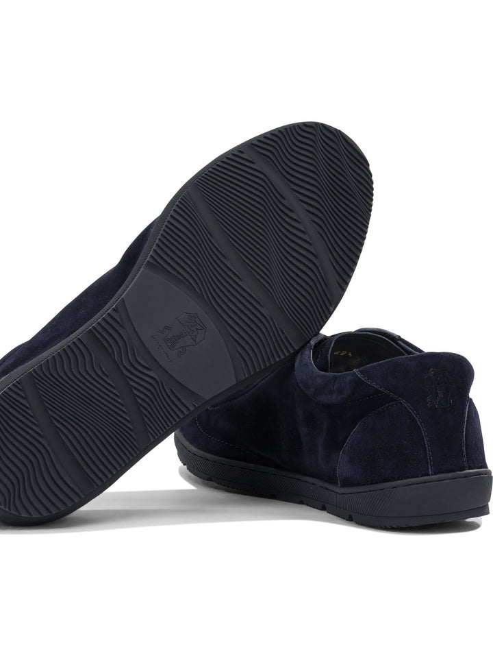 Brunello Cucinelli Light Sneakers & Slip-On - Blu | 4141451159d42f9bfa7e9f56581a9bec7111ad48