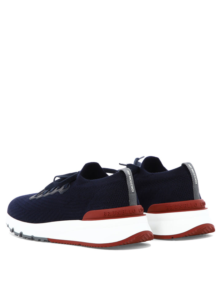 Brunello Cucinelli Low Sneakers Sneakers & Slip-On - Blu | 210e47b9418f02bf6d4bd7dcff9c420b8d876357