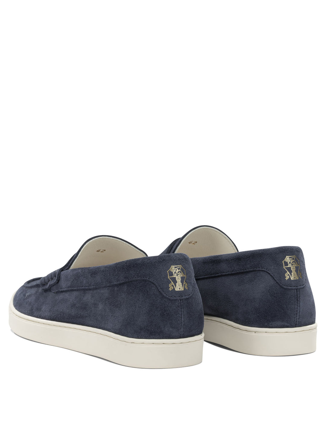 Brunello Cucinelli Suede Loafers Loafers & Slippers - Blu | ee823782aa97aec55959295085a0c1dd5a33a2f7