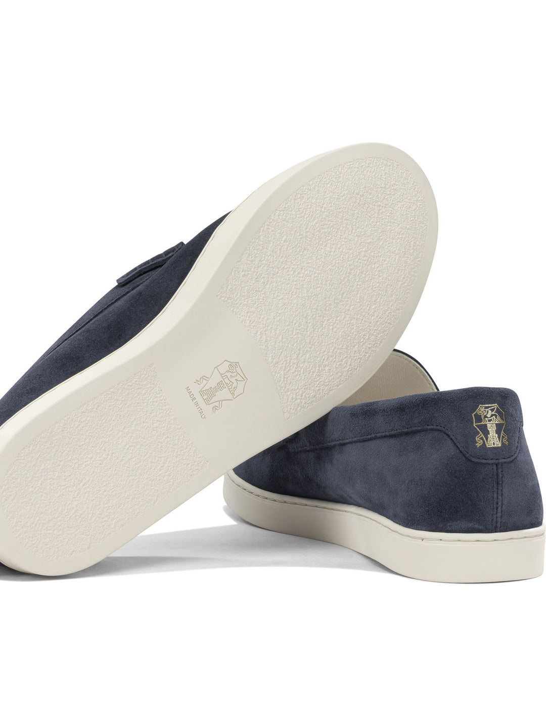 Brunello Cucinelli Suede Loafers Loafers & Slippers - Blu | 293758aec024f330dee223a1cec01f3ec56e1476