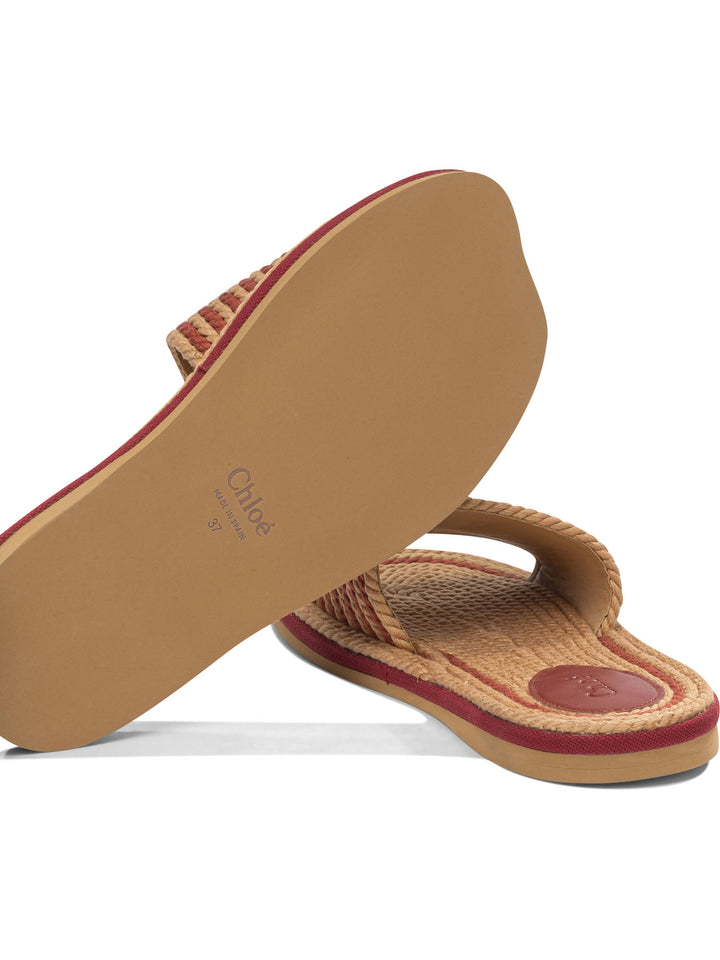 Chloé Sand Sandali - Rosso | b8c4f305991fcf842e620db5fd6199fa7343914a