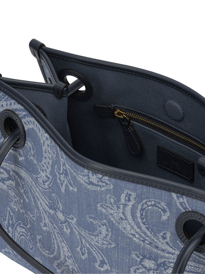 Etro Shopping Eyes Borse a Spalla e Tracolla - Blu | 077a1d6107ab4ae1923d41d5ffd38d823a2a8c36